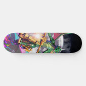 Motorcycle Riding Dragon スケートボード (横)