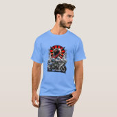 Motorcycle Samurai T-Shirt Tシャツ (正面フル)