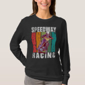 Motorcycle Speedway Racing Flat Track Tシャツ (正面)