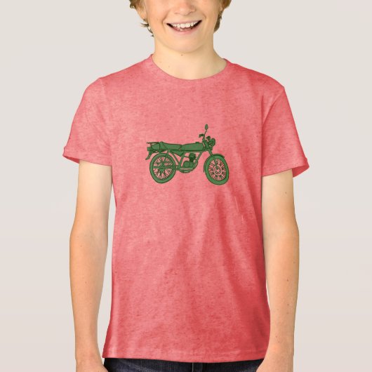 Motorcycle T-Shirt Kids  トライブレンドＴシャツ (正面)