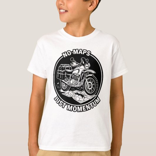 Motorcycle Touring Freedom Mindset Tシャツ (正面)