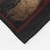 Motorcycle Usa Flag Retro Biker  フリースブランケット (角)