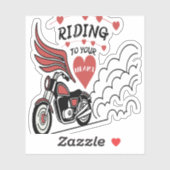 Motorcycle Valentine シール (シート)
