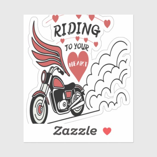Motorcycle Valentine シール (シート)