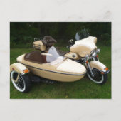 Motorcycle with Sidecar ポストカード (正面)