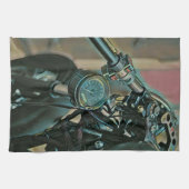 Motorcycles gift キッチンタオル (横)