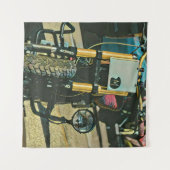 Motorcycles gifts タペストリー (正面(横))