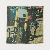 Motorcycles gifts タペストリー (正面)