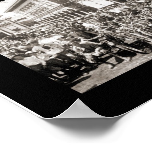 Motorcycles Venice, CA Photo 1910 ポスター (角)