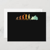 Motorcyclist Biker Evolution Racing Motorbike ポストカード (正面/裏面)