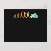 Motorcyclist Biker Evolution Racing Motorbike ポストカード (正面)