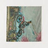 Motorcyclist gifts タペストリー (正面(横))