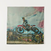 Motorcyclist gifts タペストリー (正面)