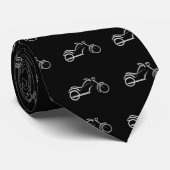 motorcyleのモーターバイクのバイクのバイクもしくは自転車に乗る人 ネクタイ (ロール)