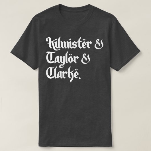 Motorhead 80sメタル名リスト tシャツ (デザイン正面)