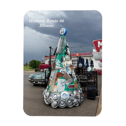 MotorHeadsバー&グリル，博物館 マグネット (縦)