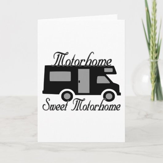 Motorhomeの菓子Motorhome カード (正面)