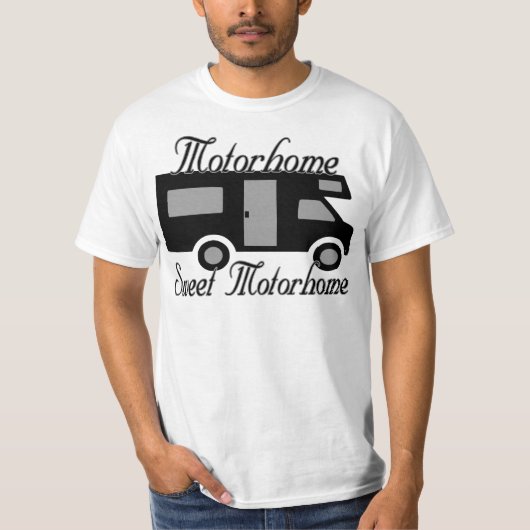 Motorhomeの菓子Motorhome Tシャツ (正面)