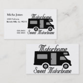 Motorhome甘いMotorhome RV 名刺 (正面/裏面)