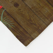 Motorhome RV Camper TravelヴァンRustic Personalized フリースブランケット (角)