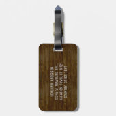 Motorhome RV Camper TravelヴァンRustic Personalized ラゲッジタグ (裏面縦)