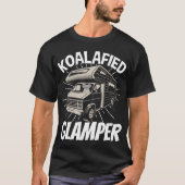 Motorhome Rv Camping Camper Koalafied Glamper vint Tシャツ (正面)