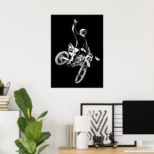 motorodeo-T ポスター (ホームオフィス)