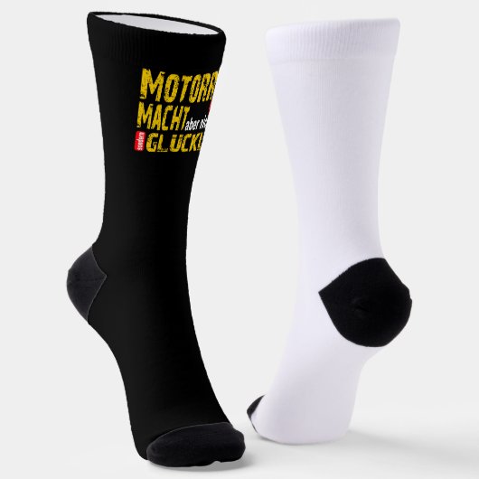 Motorrad macht Glücklich - Motorrad infiziert ソックス (傾斜あり)
