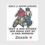 Motorrad Only a Biker knows Spruch シール (シート)