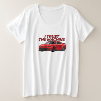 Motorsport Fan I Trust Machine- Machine race プラスサイズTシャツ