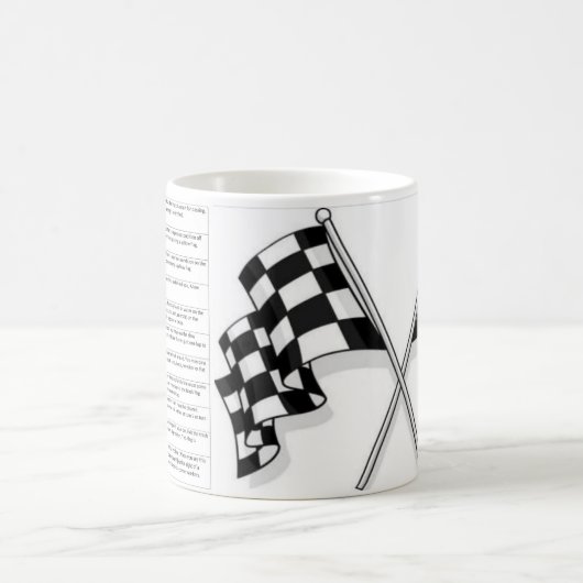 MOTORSPORT FLAGS - MUG コーヒーマグカップ (中央)
