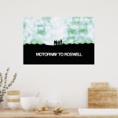 Motorway To Roswell Poster ポスター (キッチン)