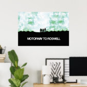 Motorway To Roswell Poster ポスター (ホームオフィス)