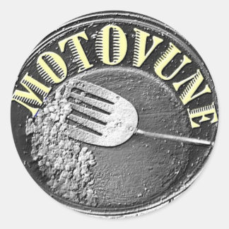 MOTOVUNEハッシュロゴ ラウンドシール