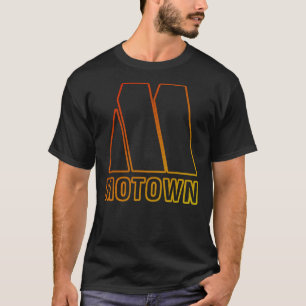 Motownレコード – アウトライン付きロゴ tシャツ