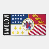 Motown - Detroit Flag デスクマット (正面)