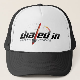 Motoworksロゴハットでダイヤルされた朱書き キャップ