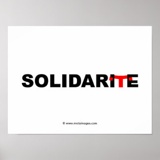 © motsimages : Solidarité ポスター