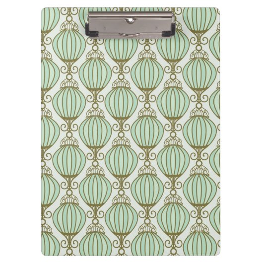 Mottonの青パターン クリップボード (正面)