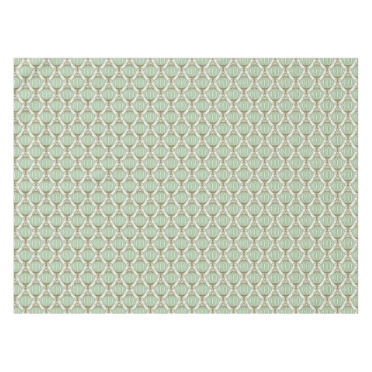 Mottonの青パターン テーブルクロス (正面(横))