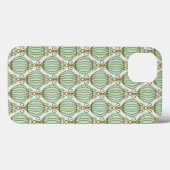 Mottonの青パターン Case-Mate iPhoneケース (裏面 (横))