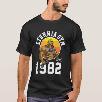 Motu - He-Man Eternia Gym Est 1982 Tシャツ