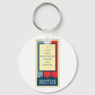 MOTUSアイコン: 私は私の家からの11月を見ることができます キーホルダー