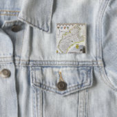 「Mouleの英語からのカンバーランドの地図、 缶バッジ (インサイチュ)