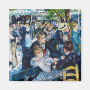 Moulin de la Galette Augusteルノアールで踊って下さい マグネット