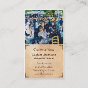 Moulin de la Galette Augusteルノアールで踊って下さい 名刺