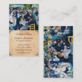 Moulin de la Galette Augusteルノアールで踊って下さい 名刺 (正面/裏面)
