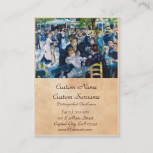 Moulin de la Galette Augusteルノアールで踊って下さい 名刺