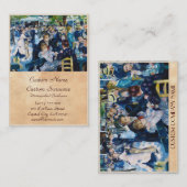 Moulin de la Galette Augusteルノアールで踊って下さい 名刺 (正面/裏面)