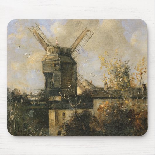 Moulin de la Galette、Montmartre 1861年 マウスパッド (正面)